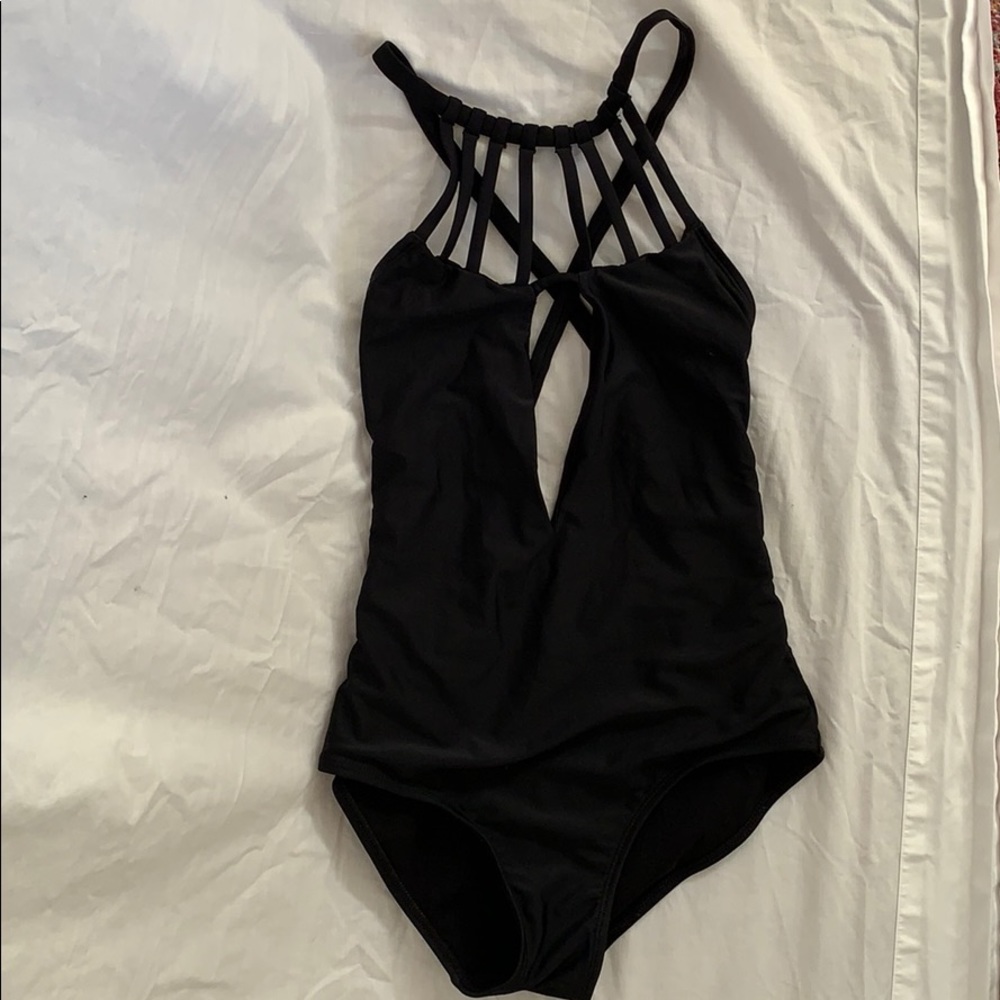 ASOS cutout Strappy onepiece bathing suit bodysuit
